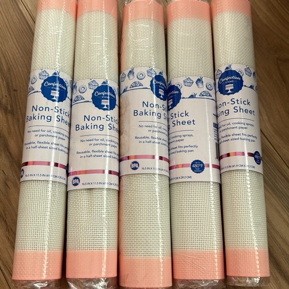 5 nonstick baking sheets - Picture 2 of 5